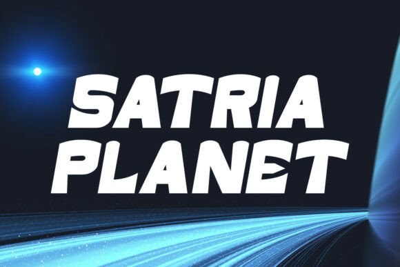 Discover Satria Planet: Your Next Bold, Futuristic Display Font