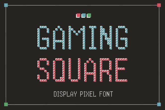 Gaming Square: The Pixel Font That Brings Retro Arcade Vibes to Life