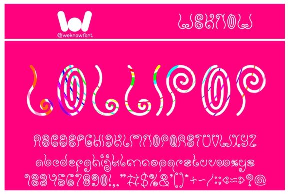 Lollipop: The Playful Display Font for Bold Branding