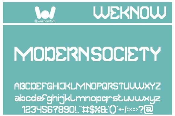 Modern Society: The Typeface for Tomorrow's Brands