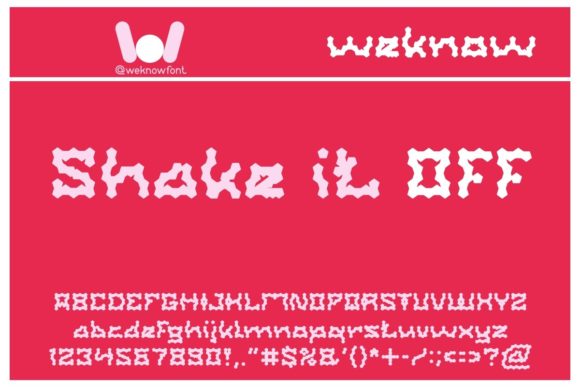 Shake It Off: A Typeface with Unstoppable Creative Energy