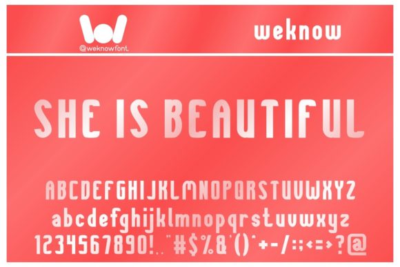 She is Beautiful: Making Bold Statements with Display Typography