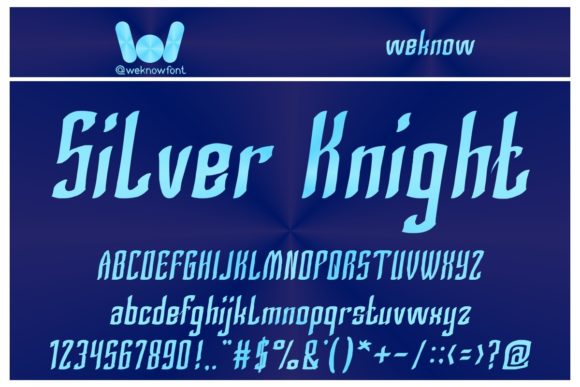 Silver Knight: The Display Font Commanding Attention