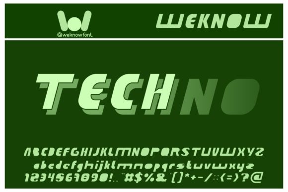 Techno Tech: The Font for Modern, Futuristic Branding