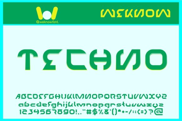 Techno: The Display Font That Commands Attention in Modern Design