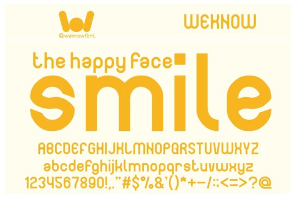 The Happy Face Smile: More Than Just a Font