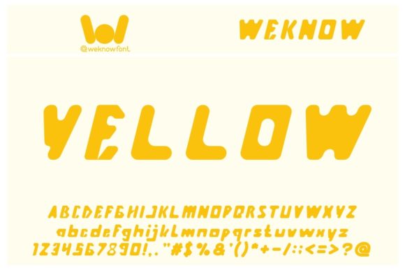 Yellow: A Bold Typeface for Modern Brands